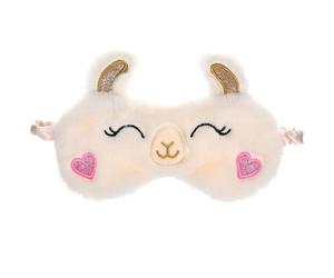 Veemoon Antifaz para Dormir de Felpa Diseño de Unicornio, Opaco y Agradable para Mujeres y Niñas, Funda Confortable para Bloqueo Total de Luz y Descanso
