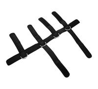 Veemoon Arnés de Entrenamiento para Cuello Neopreno Negro, Entrenador Portátil Que Reduce la Tensión en Hombros, Ajuste Cómodo para Ejercicios de Fuerza y Rehabilitación