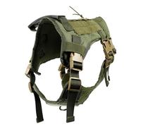 Veemoon Arnés Táctico para Perros Grandes de Pastor Alemán Chaleco y Resistente de Oxford Accesorio Seguro y Cómodo para Entrenamiento y Actividades al Aire