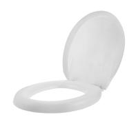 Veemoon Asiento de Inodoro Eva Acolchado Cierre Suave, Tapa Blanda y Resistente, Modelo U Grueso para Personas Mayores y Uso Doméstico, Accesorio Cómodo y Silencioso para Baño