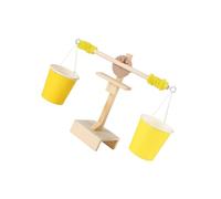 Veemoon Balanza de Madera DIY, Juguete Científico Educativo, Kit de Experimento Stem, Desarrollo Coordinación Mano-Ojo, Aprendizaje Física y Equilibrio, Obsequio 36 Meses