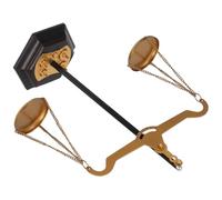 Veemoon Balanza Decorativa de Metal Hierro para Mesa y Oficina Elegante | Decoración de Hogar y Bufete, Diseño Sencillo y Moderno, Pieza Versátil para Centro de Mesa