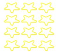 Veemoon Bandas Elásticas Mágicas Forma Estrella 50 Piezas, Accesorios para Trucos Ilusionistas, Utilería para Representaciones Teatrales y Escenario, Banda Elástica para Fiestas