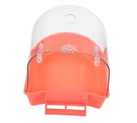 Veemoon Bañera Colgante para Jaula de Pájaros Pequeña Caja de Baño para y Periquitos Bañera de Plástico Duradera y Segura para Aves Pequeñas como Canarios y Agapornis