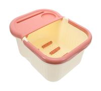 Veemoon Bañera de Pies Saludable Cubo para Baño de Pies Baño para Remojar los Bañera de Remojo de Color Blanco para Spa Casa