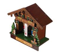 Veemoon Barómetro y Termómetro de Pared Higrómetro para Medición de Temperatura en Casa y Sauna, Estación Meteorológica Multifuncional, Materiales Resistentes para Interior y Exterior