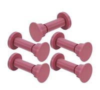 Veemoon Base para Fragmentos de Coral 5 Piezas, Soporte en T Doble Cabeza Color Calcio para Decoración y Paisajismo Acuático en Acuarios Marinos, Accesorios Resistentes para