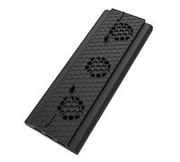 Veemoon Base Ventilador Vertical para Consola De One Soporte De Refrigeración Triple Puerto USB y Control De Temperatura Compatible One Color Negro