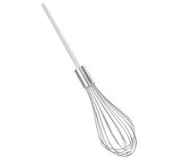 Veemoon Batidor de Acero Inoxidable Reforzado 16 Hilos 2 Mm para Batidora Eléctrica, Herramienta Mezcladora Multifuncional para Cocina y Construcción, Accesorio Compatible Reutilizable