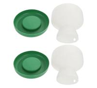 Veemoon Bebederos Automáticos para Jaulas de Pájaros Pequeños 2 Unidades Plástico Resistente Antisalpicaduras Ideales para Loros Canarios y Aves Pequeñas Accesorios para Alimentación