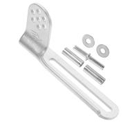 Veemoon Bisagras del refrigerador Bisagras pivotantes para puerta de congelador 1 juego acero galvanizado plata menos ruido para reparación del hogar