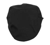 Veemoon Boina de Chef Negra Unisex Ajustable de Tela Transpirable para Personal de Cocina y Camareras, Gorro de Restaurante Higiénico y Cómodo para Trabajo en Cocina y Servicio