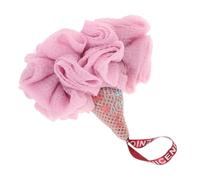 Veemoon Bola de Baño con Forma Helado Exfoliante para Ducha Esponja Jabonosa de Malla Suave para Limpieza Corporal Color Candy Fácil de Usar para Hogar y Viaje Color