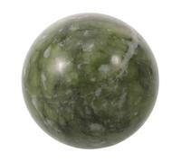 Veemoon Bola de Cristal Verde de Jade Natural 4-5 Cm Esfera Pulida para Feng Shui Meditación Decoración del Hogar y Oficina Adorno de Riqueza y Energía Positiva