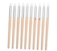 Veemoon Bolígrafo Limpiar Relojes 10 Piezas Mango Liso y Diseño Sencillo, Herramienta De Reparación para Limpieza De Esferas De Relojes y Aplicaciones En Madera y Perforación