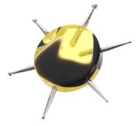 Veemoon Bolígrafo para Puntear Uñas Multiusos Mango de Acrílico y Punta de Metal, Herramienta Manual para Decoración de Uñas y Creación de Patrones en DIY Nail Art
