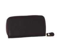 Veemoon Bolsa de Llave de Gran Capacidad Cartera de Mujer pequeña Bolsa de Llave de Coche Titular de la Cartera Clave Porta Llaves y Bolso caída Cuero PU Dark Brown