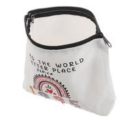 Veemoon Bolsa De Maquillaje De Viaje Creativa Bolsa De Aseo De Viaje con Decoración Dirty Thirty para Mujeres