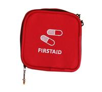 Veemoon Bolsa de Primeros Auxilios Portátil Roja, Bolsa de Almacenamiento Médico para Viaje y Senderismo, Contenedor de Medicamentos Resistente al Agua, Compacta y Ligera para Emergencias