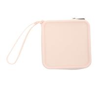 Veemoon Bolsa de Silicona para Tampones y Compresas Portátil Cremallera, Flexible y Compacta, Bolsa Menstrual para Adolescentes en Su Primer Período