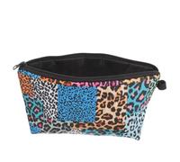 Veemoon Bolsa Maquillaje Portátil con Estampado Cierre Cremallera Seguro Bolsa Aseo Viaje Resistente Poliéster para Mujer Organizador Cosméticos Práctico y Ligero