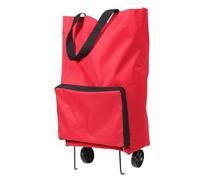 Veemoon Bolsa Plegable con Ruedas y Asa Reforzada Carrito de Compras Multifunción para Supermercado Hogar y Exterior Plegable Gran Capacidad Fácil de Transportar y Almacenar