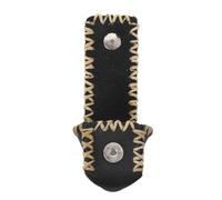 Veemoon Bolsa Porta Tizas de Billar Cuadrada Negra Estuche Compacto para Guardar Tiza de Billar Accesorio Práctico para Sala de Juegos y Ocio Adecuado para Material Resistente