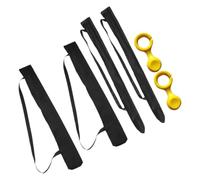 Veemoon Bolsa Protectora para Paraguas con Correa Ajustable, Funda Absorbente para Paraguas Recto y Golf, Set de 6 Piezas para Almacenamiento y Transporte Exterior