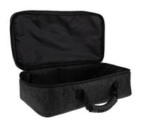 Veemoon Bolsa Rígida Portátil para Pedalera de Efectos Guitarra Eléctrica, Organizador de Pedales Protección contra Vibraciones, Color Gris, Bolsa de Transporte para Uso en Conciertos