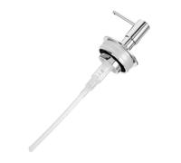 Veemoon Bomba Dosificadora Repuesto para Champú y Loción Cabezal de Plástico con Tapa Compatible con Dispensadores de Jabón Líquido y Acondicionador Uso Baño y Cocina