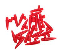 Veemoon Boquillas de Plástico para Bomba de Aire 50 Piezas, Accesorios Portátiles para Inflador Manual, Recambio para Balones Deportivas y Juguetes Inflables, Uso Multifuncional