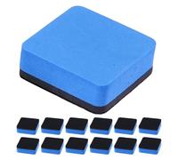 Veemoon Borradores de Pizarra Blanca Secos de Espuma EVA Cuadrados Pequeños 5X5 CM sin Imán 20 Unidades Borradores Reutilizables para Limpieza Escolar Oficina y Aula