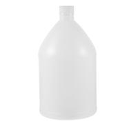 Veemoon Botella de Plástico Blanca de 4 litros con Asa y Tapa, Cubo Portátil Galón para Líquidos, Contenedor Reutilizable Adecuado para Camping y Actividades al Aire Libre