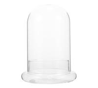 Veemoon Botella de Vidrio Transparente para Paisaje Micro Diseño DIY Ecológico Jarrón de Flores Grande con Cúpula con Orificio Accesorio Decorativo para Plantas Interiores y Exhibición