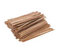 Veemoon Bridas para Bolsas de Pan y Dulces 10 Cm Papel Kraft Reutilizables 1000 Unidades Lazos Giratorios para Embalaje y Manualidades Cierre Rápido y Flexible