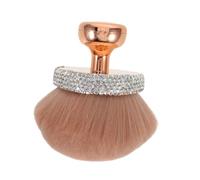 Veemoon Brocha de Maquillaje de Lujo con Cabezal de y Cerdas Suaves Aplicador Compacto para Polvo Suelto y Prensado para Rubor Contorno y Difuminado Viajes