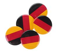 Veemoon Broche de Aleación de Zinc Bandera Alemana, Set de 5 Piezas, Broche Pecho Decorativo, Accesorio para Ropa y Vestidos en Fiestas y Celebraciones