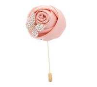 Veemoon Broche De Boda Para Hombres Flor En El Ojal Pon De Flores De Flores De Boda Flores Boutonniere Para La Ceremonia De Boda Boutonniere De Boda Para Hombres Rosa Aleación