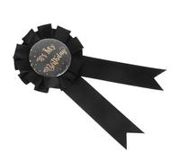 Veemoon Broche de Cumpleaños Negro Frase Es Mi Cumpleaños Pin Decorativo Reutilizable de Hojalata y Tela Accesorio para Fiestas Infantiles y Adultos Adorno Festivo Resistente y