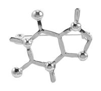 Veemoon Broche De Química Molecular Para y Profesores Pin De Decoración De Ropa Elegante Para Biología