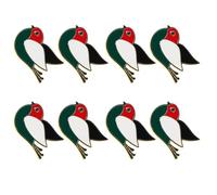 Veemoon Broche de Solapa Palestina Diseño de Ave la Paz, 8 Unidades, Metal Duradero Esmaltado, Accesorio Unisex para Ropa, Chaquetas y Mochilas, Pin de Insignia para Graduación