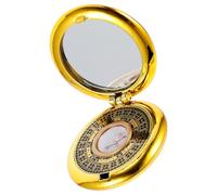 Veemoon Brújula Militar Mini de Metal Vintage Tapa Abatible, Ligera y Compacta para Orientación y Supervivencia en Exteriores, Herramienta de Navegación Resistente y Portátil