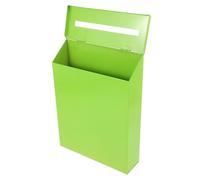 Veemoon Buzón de Pared de Hierro Vintage Montado Caja Metálica Decorativa para Cartas y Sugerencias Buzón para Hogar y Comunidad Fácil Instalación Color Verde