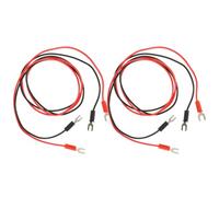 Veemoon Cable de Prueba Profesional para Fonógrafo 4 Piezas, Material de Cobre y Pvc, Fácil de Conectar y Conveniente para Almacenar