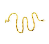 Veemoon Cadena De Reloj De Bolsillo De Metal Dorada 65 Cm Vintage Estilo Retro para Hombre y Mujer Uso Informal y Formal Chaleco y Cinturón