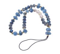 Veemoon Cadena para Teléfono Móvil Cuentas de Piedra y Cristal, Cuerda Elegante Anti-pérdida para Llaves y Decoración de Muñeca para Mujeres