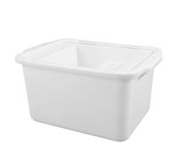 Veemoon Caja Colgante para Limpieza de Borradores de Pizarra Blanca Recipiente Rectangular Sistema de Drenaje Rápido Accesorio Escolar para Aulas y Oficinas Color Blanco