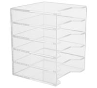 Veemoon Caja de Almacenamiento para Teléfono Celular de Acrílico Transparente Organizador de Gestión de Teléfonos Móviles con Bandeja de Mostrador de Ranuras para Salas de Conferencias