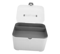 Veemoon Caja de Herramientas para Manicura de Doble Capa Organizador de Esmaltes y Accesorios de Almacenamiento Portátil para Herramientas de Uñas Gran Capacidad y para Casa y