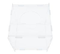 Veemoon Caja de Lotería Acrílica Transparente 20X20X20 CM Contenedor de Almacenamiento Ranura Superior para Boletos Urna Segura para Sorteos y Eventos Empresariales